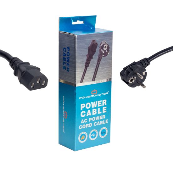 POWERMASTER PM-568 3X1 MM 1.5 METRE KUTULU C7 POWER KABLO resmi