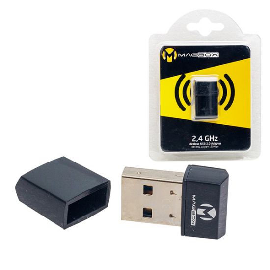 MAGBOX 802.11N WİFİ 7601 CHIPSET 2.4GHZ 150 MBPS IP UYDU ALICILARI İLE UYUMLU MİNİ USB STICK resmi