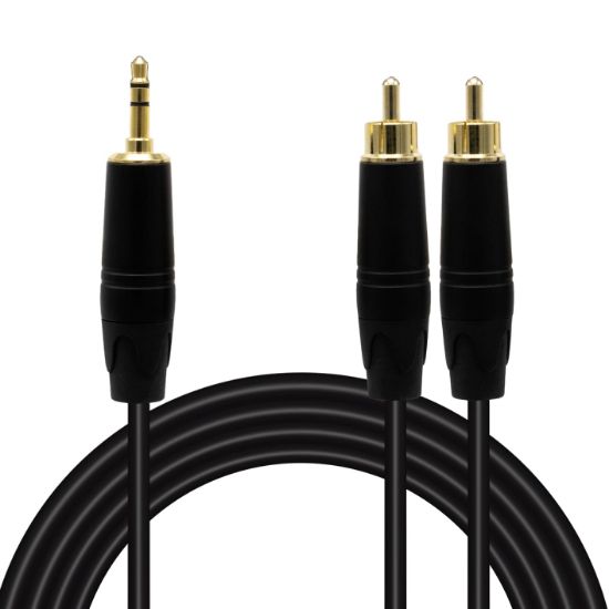 MAGİCVOİCE LD387A 2XRCA ERKEK + 3.5 MM STEREO ERKEK 3 METRE KABLO resmi