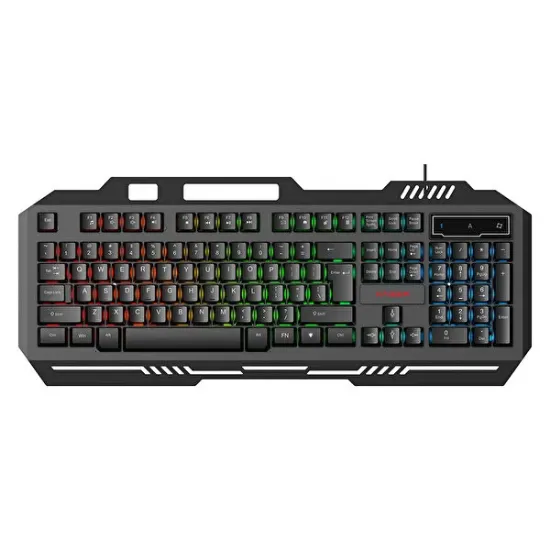 XASER XS-KB855CM 5IN1 Rainbow Aydınlatmalı USB Gaming Combo Q Klavye +Kulaklık + Mouse + Mousepad+Hoparlör resmi