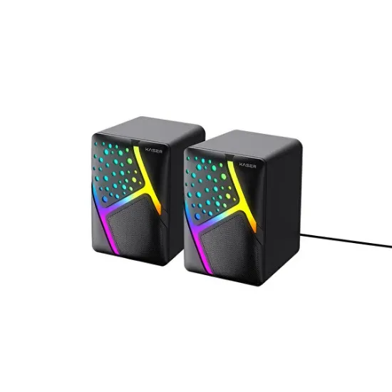 XASER XS-KB855CM 5IN1 Rainbow Aydınlatmalı USB Gaming Combo Q Klavye +Kulaklık + Mouse + Mousepad+Hoparlör resmi