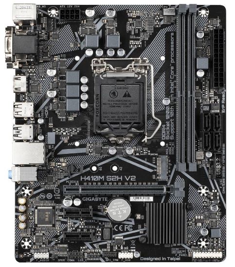 GIGABYTE H410M-S2H-V2 DDR4 2933 DVI HDMI 1200p resmi