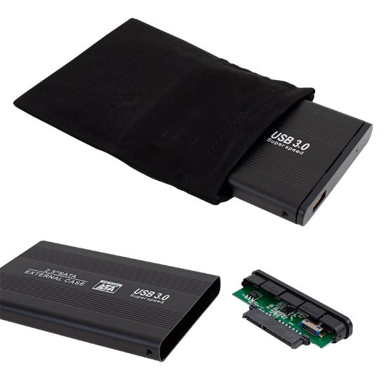 POWERMASTER PM-13948 2.5 USB 3.0 SATA HDD KUTUSU + 20 CM KABLO + TORNAVİDA HEDİYELİ resmi