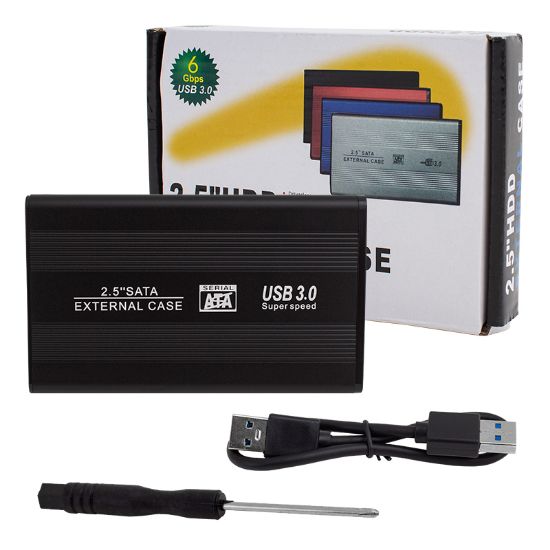 POWERMASTER PM-13948 2.5 USB 3.0 SATA HDD KUTUSU + 20 CM KABLO + TORNAVİDA HEDİYELİ resmi