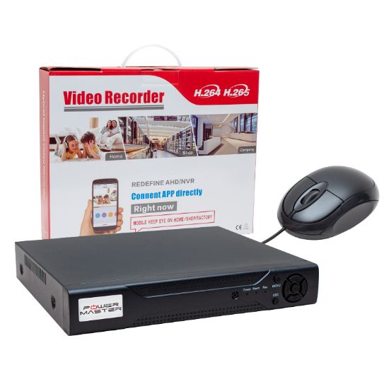 POWERMASTER PM-12181 8 KANAL 5MP DESTEKLİ 1080N AHD/ANALOG/TVI/CVI XMEYE DVR/XXVR KAYIT CİHAZI resmi