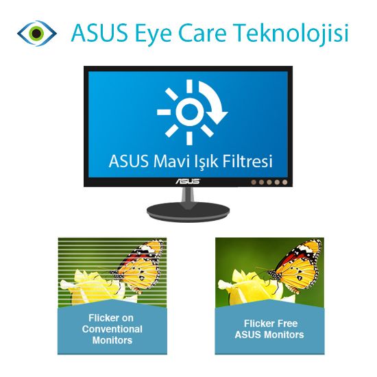 23 ASUS VZ239HE FHD IPS 5MS 75Hz HDMI/VGA resmi