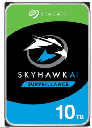 10TB SEAGATE SKYHAWK AI 256 MB 7/24 ST10000VE000 resmi
