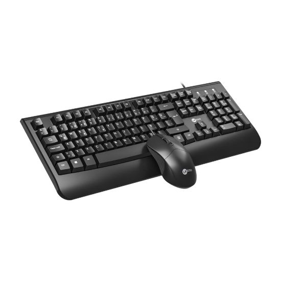 LENOVO LECOO CM105 SİYAH KABLOLU MOUSE & KLAVYE SET resmi