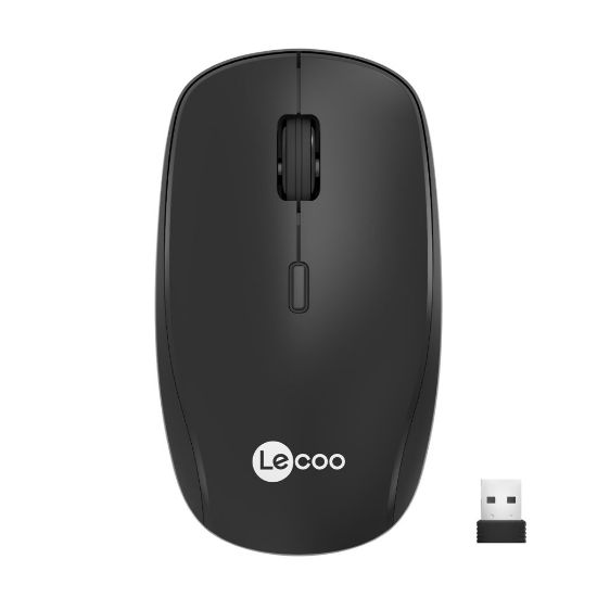 LENOVO LECOO WS203 KABLOSUZ 2400DPI 4 TUSLU OPTİK MOUSE SİYAH resmi