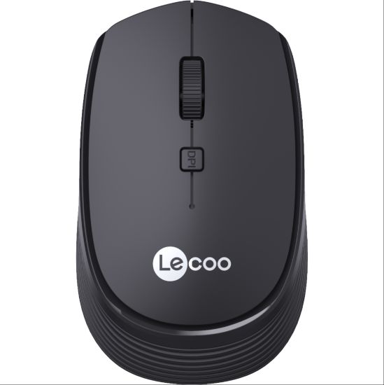 LENOVO LECOO WS202 SİYAH USB KABLOSUZ MOUSE resmi