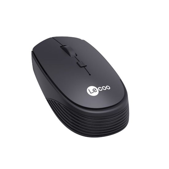 LENOVO LECOO WS202 SİYAH USB KABLOSUZ MOUSE resmi