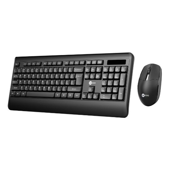 LENOVO LECOO KW202 SİYAH KABLOSUZ KLAVYE & MOUSE SET resmi