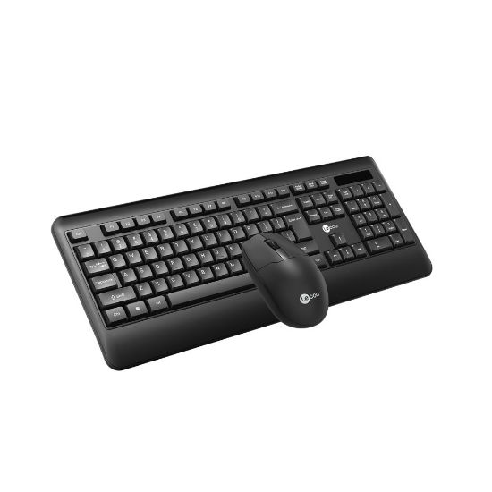 LENOVO LECOO KW202 SİYAH KABLOSUZ KLAVYE & MOUSE SET resmi