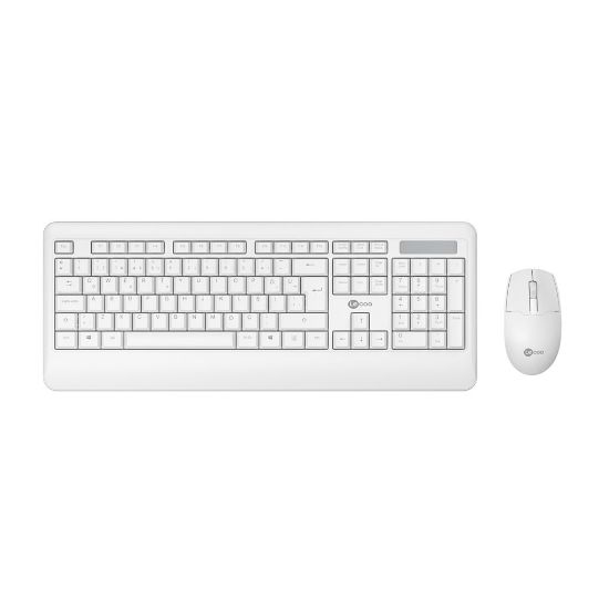 LENOVO LECOO KW202 BEYAZ KABLOSUZ KLAVYE & MOUSE SET resmi