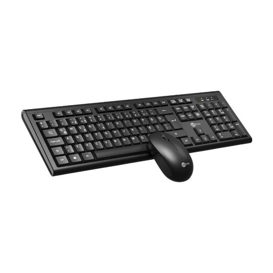 LENOVO LECOO KW200 SİYAH KABLOSUZ KLAVYE & MOUSE SET resmi