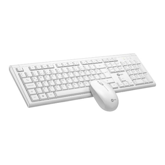 LENOVO LECOO KW200 BEYAZ KABLOSUZ KLAVYE & MOUSE SET resmi