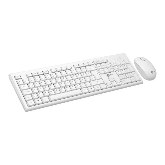 LENOVO LECOO KW200 BEYAZ KABLOSUZ KLAVYE & MOUSE SET resmi