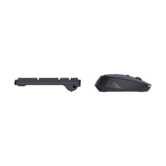 LENOVO LECOO KM2001 KLAVYE & MOUSE KABLOSUZ SET SİYAH resmi