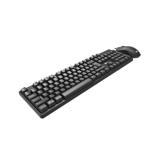 LENOVO LECOO CM101 SİYAH KABLOLU KLAVYE & MOUSE SET resmi
