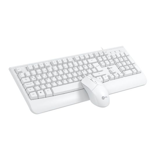 LENOVO LECOO CM105 BEYAZ KABLOLU MOUSE & KLAVYE SET resmi