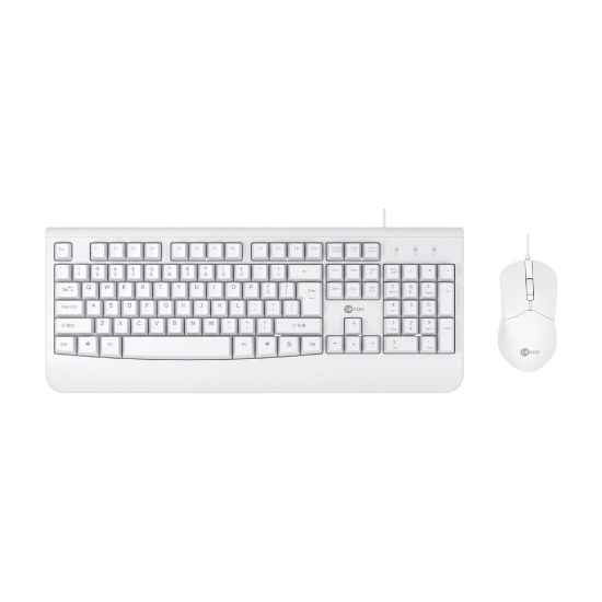 LENOVO LECOO CM105 BEYAZ KABLOLU MOUSE & KLAVYE SET resmi