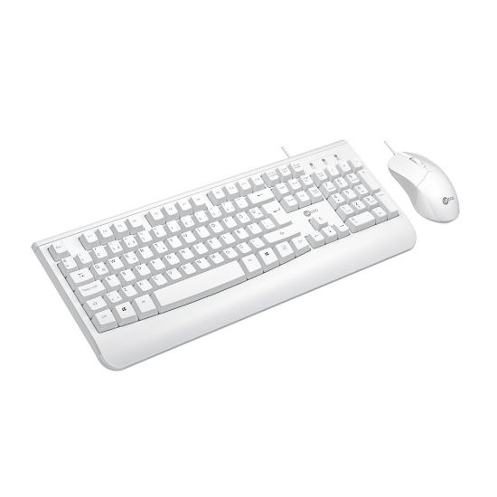 LENOVO LECOO CM105 BEYAZ KABLOLU MOUSE & KLAVYE SET resmi