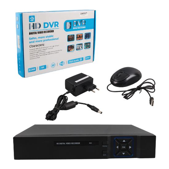 POWERMASTER KC-25021 9 KANAL 8MP H265+ NVR KAYIT CİHAZI resmi