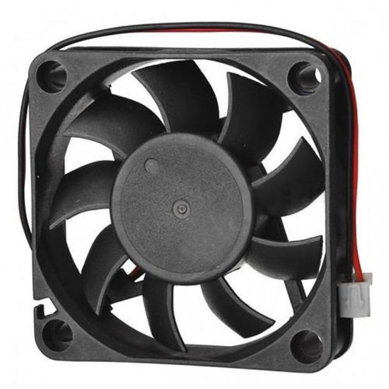 POWERMASTER HXS 60X60X15 MM 12 VOLT DC KUTULU 2 KABLOLU SOKETLİ KASA FANI resmi