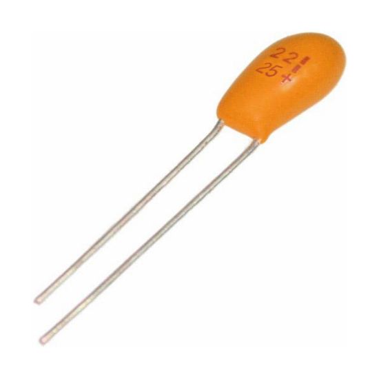 2.2 MF 25 V TANTAL KONDANSATÖR resmi