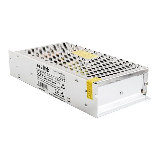 S-LINK SL-KA150 12 VOLT - 10 AMPER - 120 WATT METAL KASA ADAPTÖR resmi