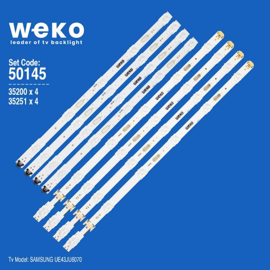 WKSET-5145 35200X4 35251X4 S_5JU6000_43_FL 8 ADET LED BAR resmi