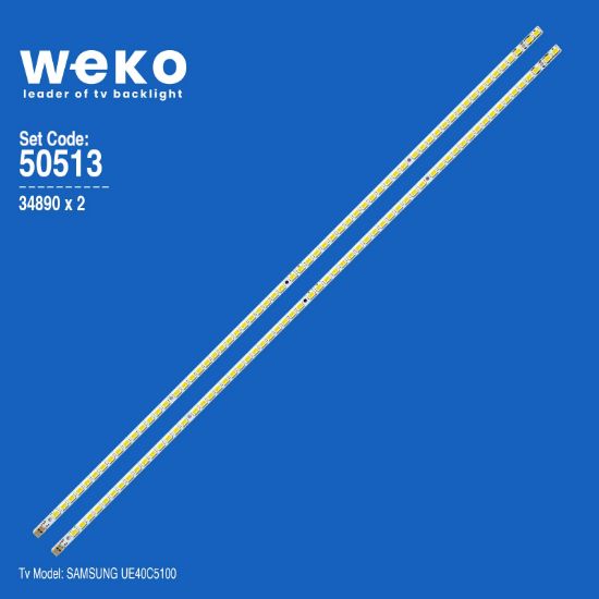 WKSET-5513 34890X2 LMB-4000BM11 2 ADET LED BAR (62LED) resmi