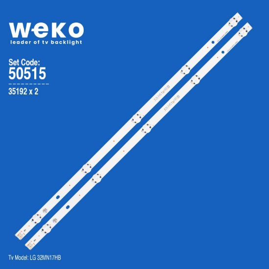 WKSET-5515 35192X2 LG INNOTEK DİRECT 32INCH CSP REV 0.4 2 ADET LED BAR resmi