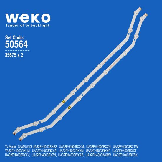 WKSET-5564 35675X2 SAMSUNG_2013SVS32_HD_3228N1_B2_09_REV1.8 2 ADET LED BAR (9LED) resmi
