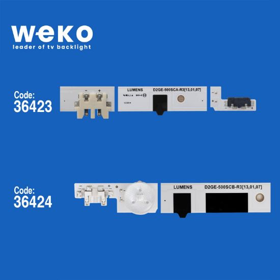 WKSET-5638 36423X9 36424X9 D2GE-500SC-R3 2013SVS50F 18 ADET LED BAR resmi
