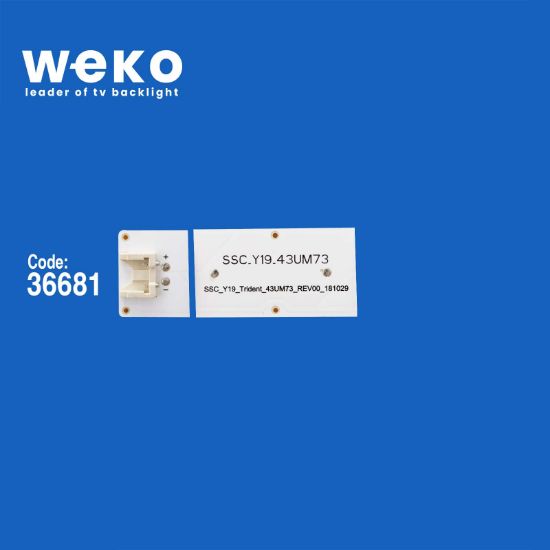 WKSET-5763 36681X3 SSC_Y19_TRIDENT_43UM73_REV00_181029 SSC_Y19_43UM73 3 ADET LED BAR resmi
