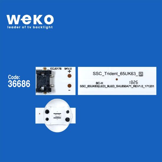 WKSET-5768 36686X4 SSC_65UK63(BOE)_9LED_SVL650A75_REV1.0_171201 SSC_TRIDENT_65UK63_S 4 ADET LED BAR resmi