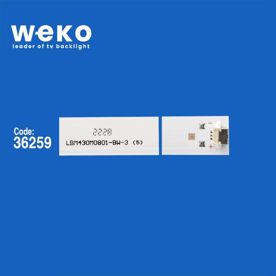 WKSET-6074 36259X4 LBM430M0801-BW-3 4 ADET LED BAR resmi