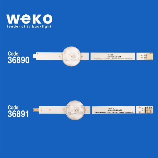 WKSET-6095 36890X436891X4ARCELIK_65_CLARTY_4X6+4X6_1313FCA_L/R 8 ADET LED BAR resmi