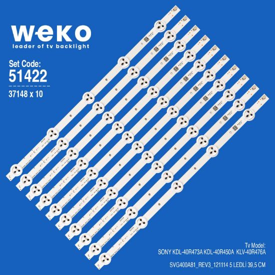 WKSET-6422 37148X10 SVG400A81_REV3_121114  10 ADET LED BAR resmi