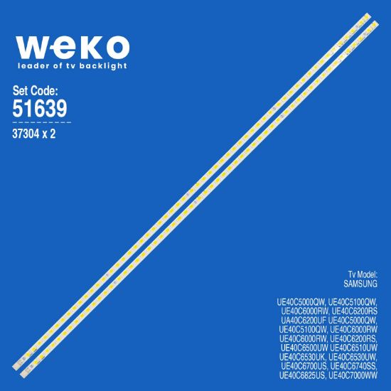 WKSET-6639 37304X2 SLED 2010SVS40 120HZ_56 OD V1.0  2 ADET LED BAR (56LED) resmi