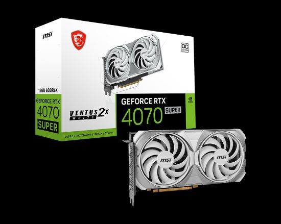 MSI WHITE GEFORCE RTX 4070 SUPER VENTUS 2X 12G OC resmi