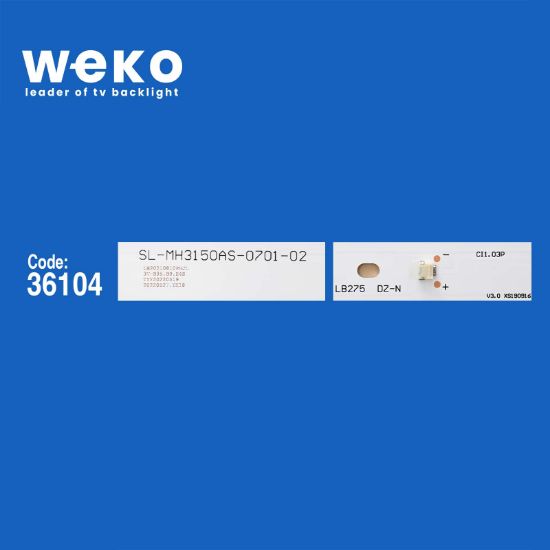 WKSET-5739 36104X3 SL-MH3150AS-0701-02 2201-MH31528-0701SV4 3 ADET LED BAR resmi