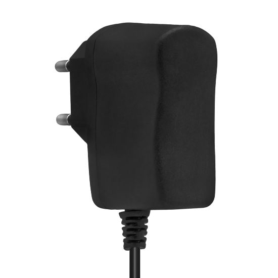 POWERMASTER PM-5737 5 VOLT - 1 AMPER 3.5*1.35 UÇLU PLASTİK KASA PRİZ TİPİ ADAPTÖR resmi