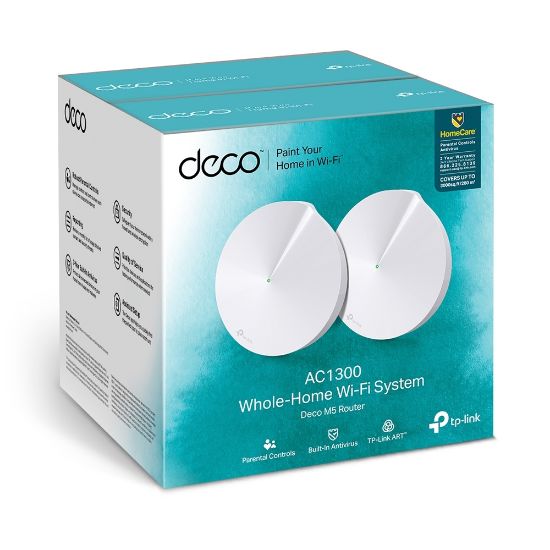 TP-LINK DECO M5 AC1300 2PORT ROUTER(İKİLİ) resmi