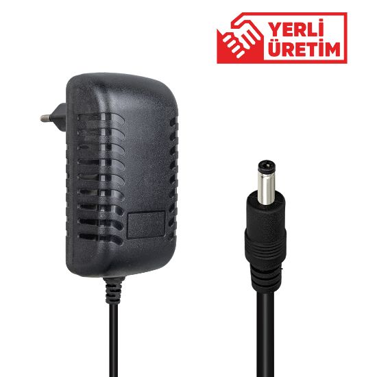 WEKO 19.75 VOLT - 1 AMPER 4.0*1.35 UÇLU YERLİ ÜRETİM PLASTİK KASA PRİZ TİPİ ADAPTÖR resmi