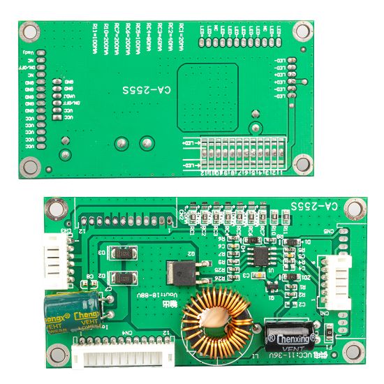 LCD LED DRIVER CA-255S 10-48 İNÇ TV BACKLIGHT DRIVER 85X45MM INPUT:10V-36V OUTPUT: 18-88V ADAPTİF resmi
