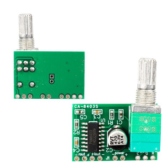 CA-8403S DİJİTAL AMFİ MİNİ BOARD 2X3W D CLASS PAM8403 2.5-5V resmi
