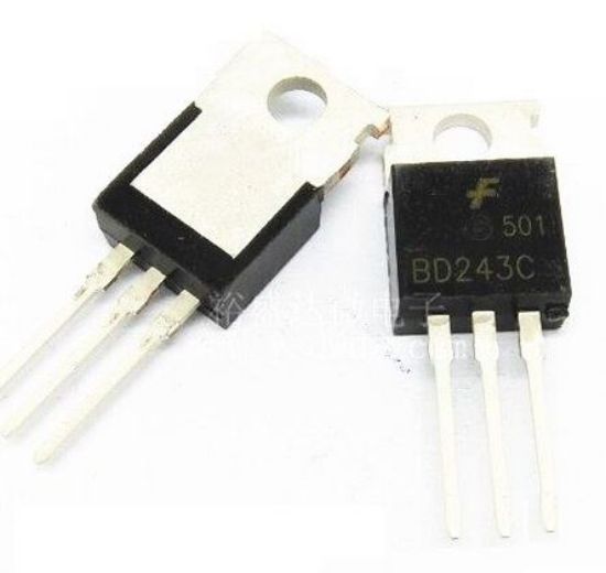 BD 243C TO-220 TRANSISTOR  FSC  MARKA resmi