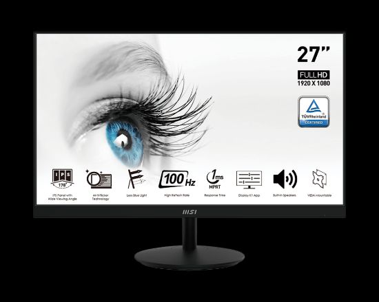 MSI 27" PRO MP271A 1920x1080 (FHD) FLAT IPS 100HZ  resmi